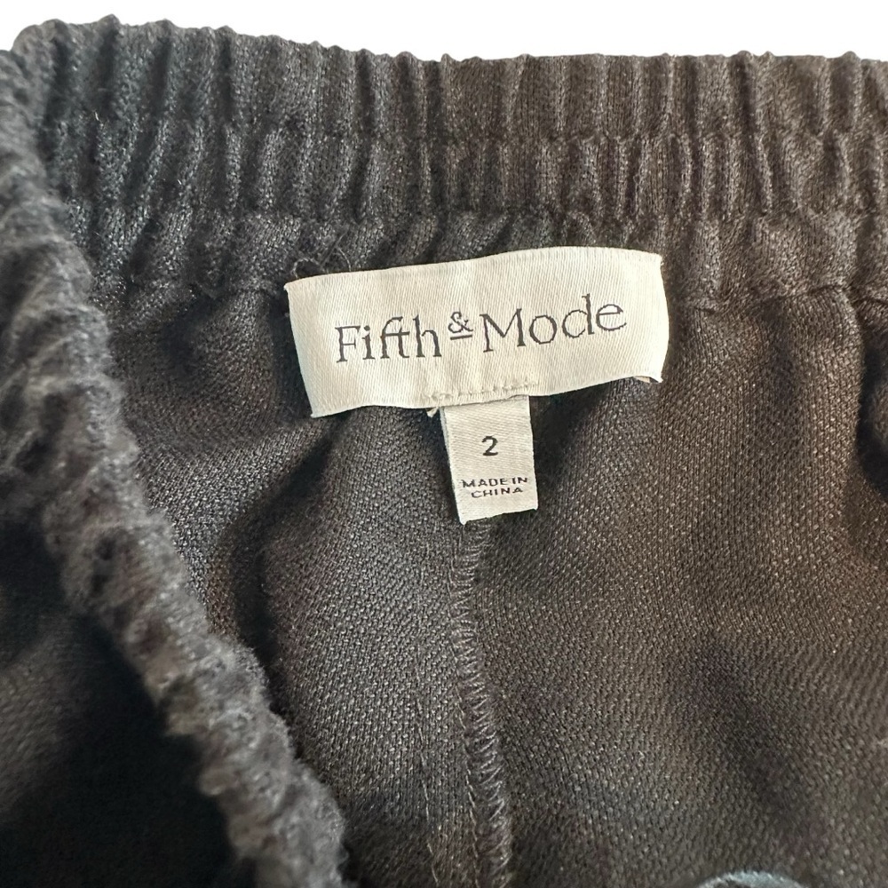 Elegant Black Fifth & Mode O Ring Black Linen Halter Jumpsuit - Picture 12 of 15